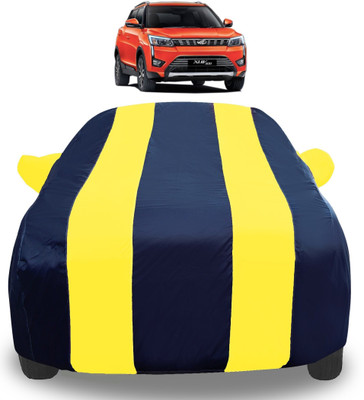 Auto Hub Car Cover For Mahindra XUV 300 (With Mirror Pockets)(Yellow)