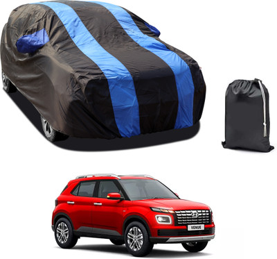 PAGORA Car Cover For Hyundai Venue (With Mirror Pockets)(Blue)