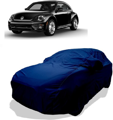 Coxtor Car Cover For Volkswagen Beetle (With Mirror Pockets)(Green)