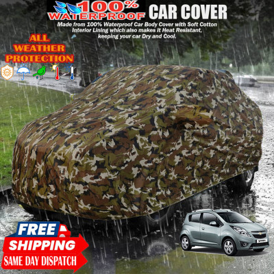 Tamanchi Autocare Car Cover For Chevrolet Spark(Multicolor)