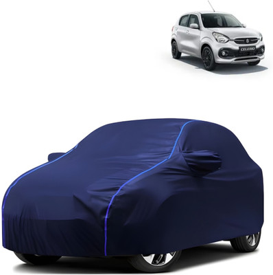 Autohaux Car Cover For Maruti Suzuki Celerio (With Mirror Pockets)(Blue)