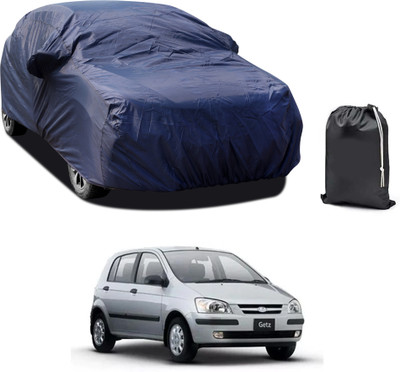 PAGORA Car Cover For Hyundai Getz (With Mirror Pockets)(Blue)