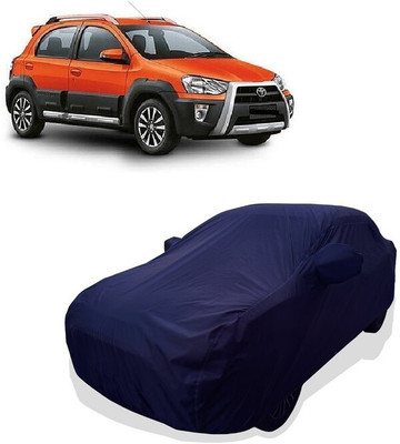 Tricway Car Cover For Toyota Etios Cross 1.5L V Petrol (With Mirror Pockets)(Blue)