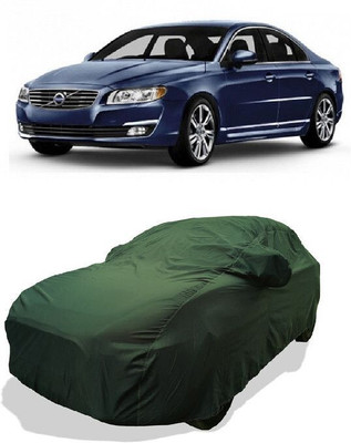 QLAX Car Cover For Maruti S80 D4 (With Mirror Pockets)(Green)