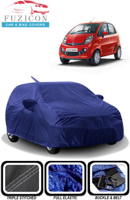 FUZICON Car Cover For Tata Nano (With Mirror Pockets)(Blue)