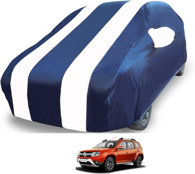 MOCKHE Car Cover For Renault Duster (With Mirror Pockets)(White)