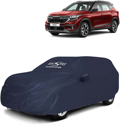 Kingsway Car Cover For Kia SELTOS (With Mirror Pockets)(Grey, For 2023, 2024 Models)