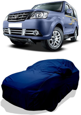 Coxtor Car Cover For Tata Sumo Grande MKII LX (With Mirror Pockets)(Blue)