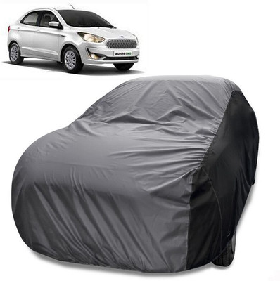 MoTRoX Car Cover For Ford Aspire (Without Mirror Pockets)(Grey, Black)