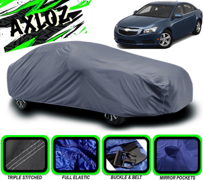 AXLOZ Car Cover For Chevrolet Cruze (With Mirror Pockets)(Grey)