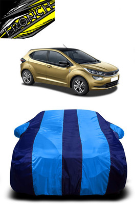 FRONCH Car Cover For Tata Altroz EV (With Mirror Pockets)(Blue)