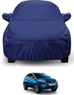 Auto Hub Car Cover For Tata Nexon (With Mirror Pockets)(Blue)