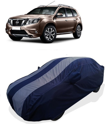 Coxtor Car Cover For Nissan Terrano (With Mirror Pockets)(Grey)