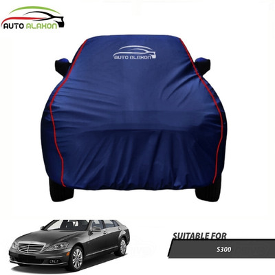 AUTO ALAXON Car Cover For Mercedes Benz S300 (With Mirror Pockets)(Blue)