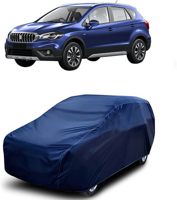 MoTRoX Car Cover For Maruti Suzuki S-Cross (Without Mirror Pockets)(Blue)
