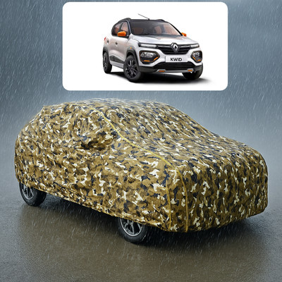 CODOKI Car Cover For Renault Kwid RXE (With Mirror Pockets)(Yellow)