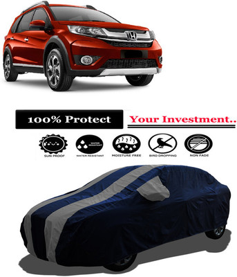 Amexride Car Cover For Honda BRV i-DTEC V MT (With Mirror Pockets)(Grey)