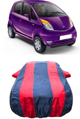 Wegather Car Cover For Tata Nano LX (With Mirror Pockets)(Red)