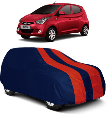 MoTRoX Car Cover For Hyundai Eon (Without Mirror Pockets)(Red, Blue)