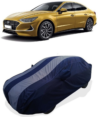 Coxtor Car Cover For Hyundai Sonata Gold (With Mirror Pockets)(Grey)