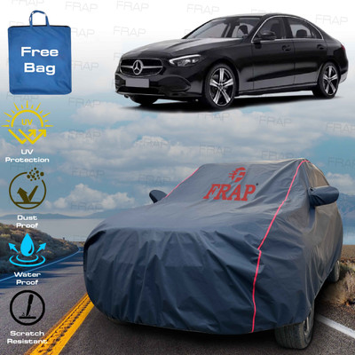 Frap Car Cover For Mercedes Benz C-Class (With Mirror Pockets)(Blue, Red)