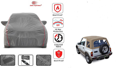 Auto Oprema Car Cover For Maruti Suzuki Gypsy (With Mirror Pockets)(Grey)