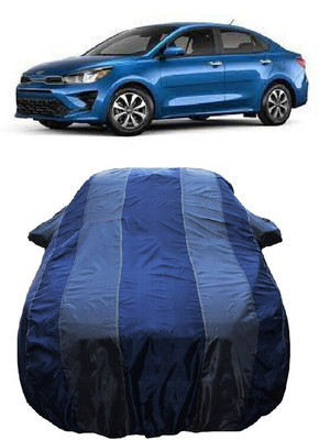 Wegather Car Cover For Kia Rio LX (With Mirror Pockets)(Grey)
