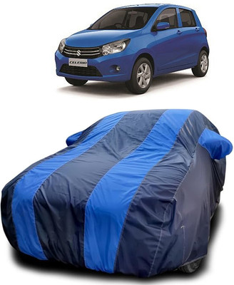QLAX Car Cover For Maruti Suzuki Celerio ZDi Option (With Mirror Pockets)(Blue)