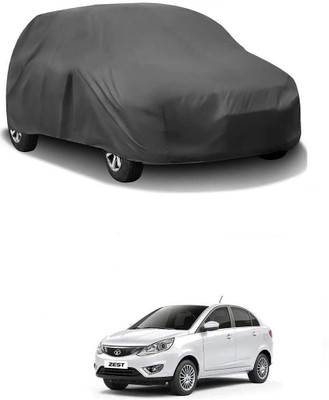 ARNEJA Car Cover For Tata Zest (Without Mirror Pockets)(Grey)