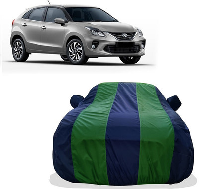 Tricway Car Cover For Toyota Glanza V CVT (With Mirror Pockets)(Green)