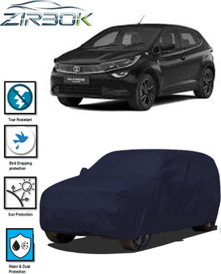 ZIRBOK Car Cover For Tata Altroz (With Mirror Pockets)(Blue)