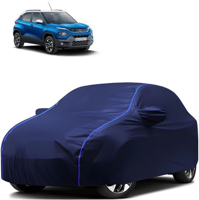 WSK Car Cover For Tata Punch (With Mirror Pockets)(Blue)