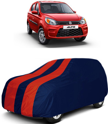 MoTRoX Car Cover For Maruti Suzuki Alto 800 (Without Mirror Pockets)(Red, Blue)