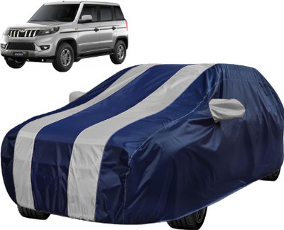 Auto Hub Car Cover For Mahindra Bolero Neo (With Mirror Pockets)(Silver)