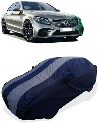 Coxtor Car Cover For Mercedes Benz C200 (With Mirror Pockets)(Grey)