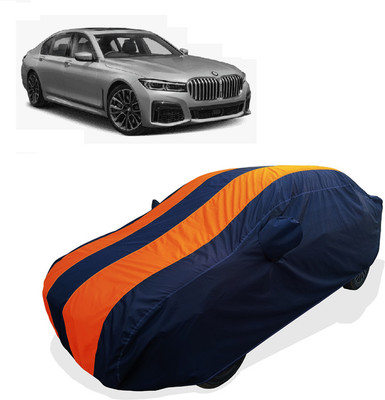Coxtor Car Cover For BMW 720D (With Mirror Pockets)(Orange)