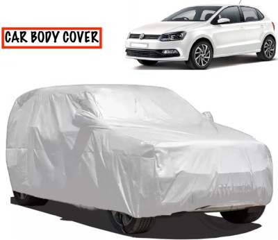 S Shine Max Car Cover For Volkswagen Polo (With Mirror Pockets)(Silver)