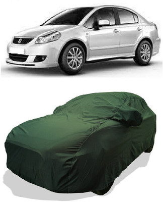 Coxtor Car Cover For Maruti Suzuki SX4 ZDI (With Mirror Pockets)(Green)