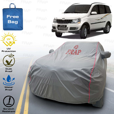 Frap Car Cover For Mahindra Xylo, Xylo D2, Xylo D4, Xylo E4, Xylo H4 (With Mirror Pockets)(Grey, Red)