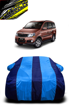 FRONCH Car Cover For Mahindra Xylo (With Mirror Pockets)(Blue)