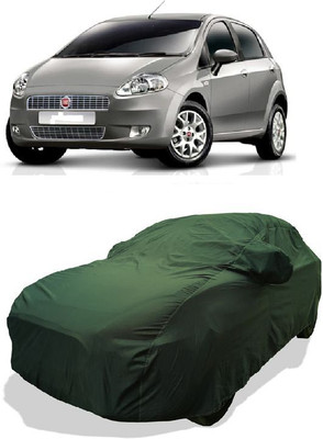 QLAX Car Cover For Maruti Punto Emotion 1.4L (With Mirror Pockets)(Green)