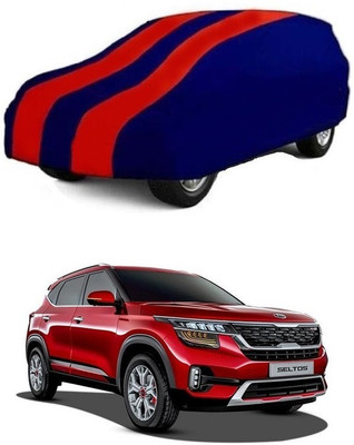 prajapati Car Cover For Kia Seltos HTK Plus G Petrol (Without Mirror Pockets)(Red, Blue)