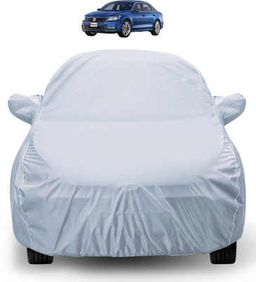 MOCKHE Car Cover For Volkswagen Passat (With Mirror Pockets)(Silver)