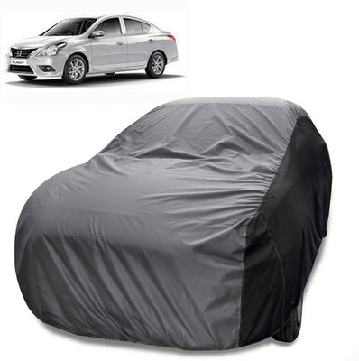 MoTRoX Car Cover For Nissan Sunny (Without Mirror Pockets)(Grey, Black)