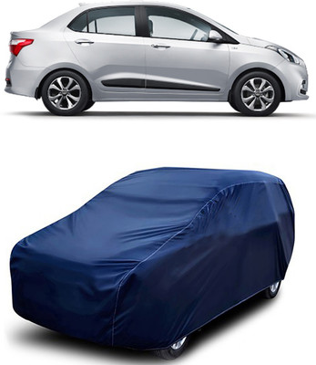 MoTRoX Car Cover For Hyundai Xcent (Without Mirror Pockets)(Blue)