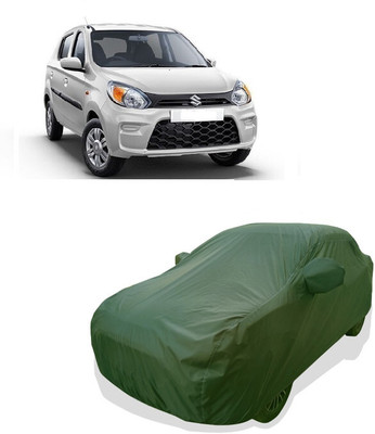 Tricway Car Cover For Maruti 800 Std BSII (With Mirror Pockets)(Green)