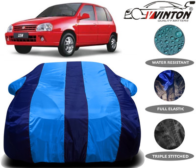 V VINTON Car Cover For Maruti Suzuki Zen (With Mirror Pockets)(Multicolor)