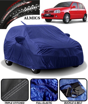 ALMICS Car Cover For Maruti Suzuki Zen (With Mirror Pockets)(Blue)