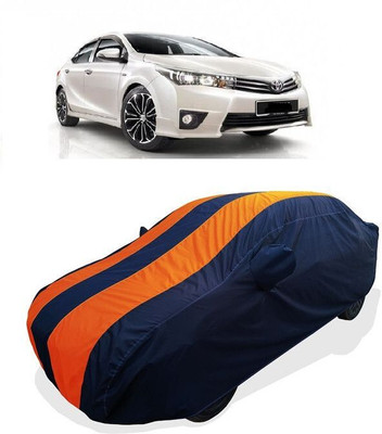 QLAX Car Cover For Maruti Corolla 1.6 (With Mirror Pockets)(Orange)