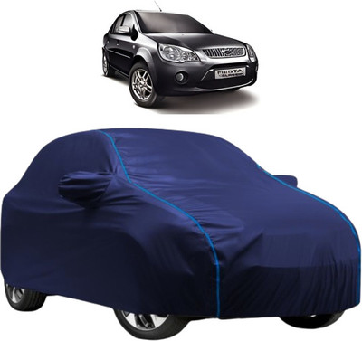 Autohaux Car Cover For Ford Fiesta Old (With Mirror Pockets)(Blue)